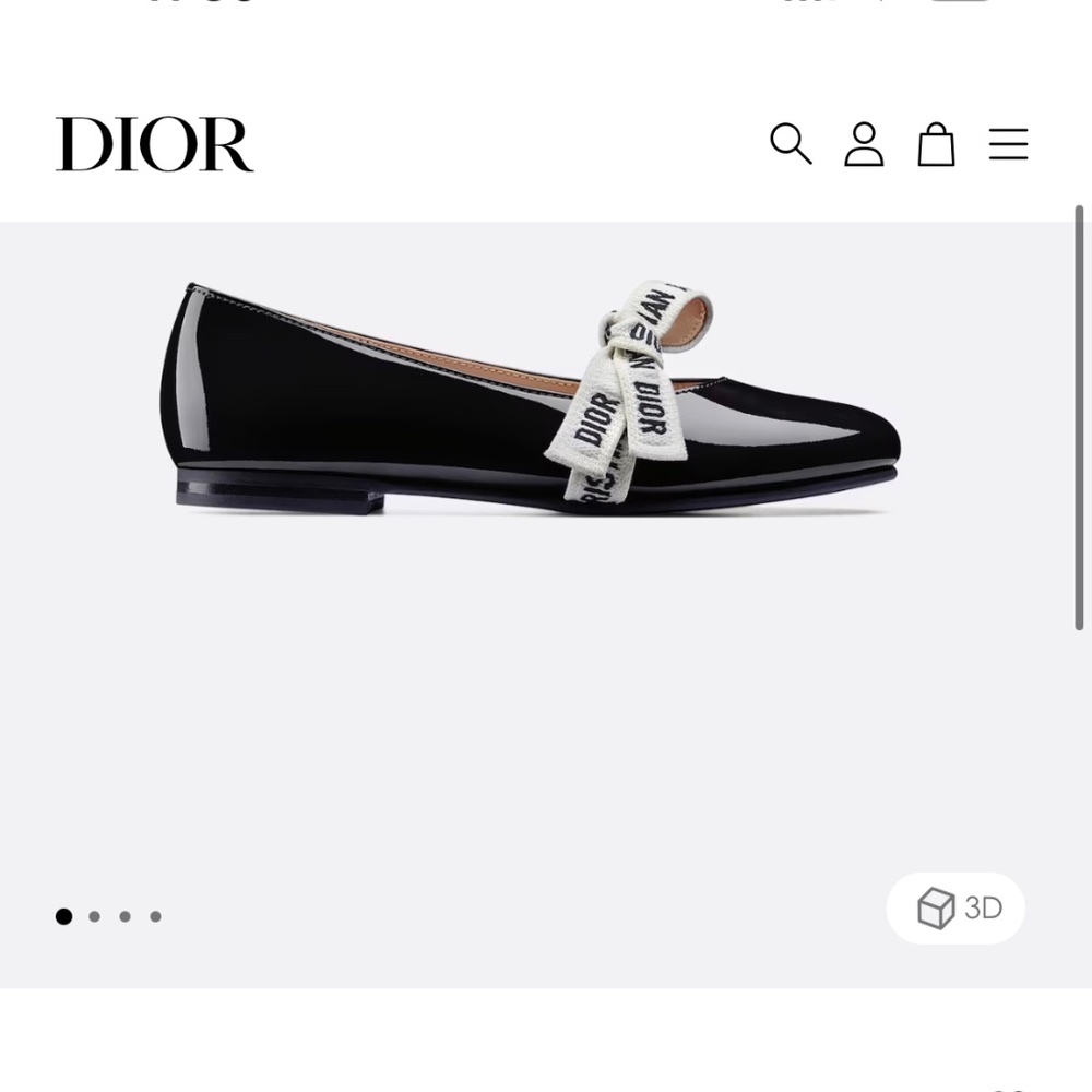 Christian Dior Girl Ballerinas